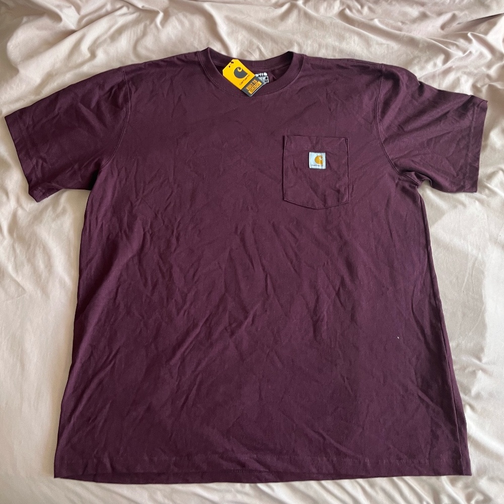 Oversized XL Carhartt Red/Maroon Colored Tee